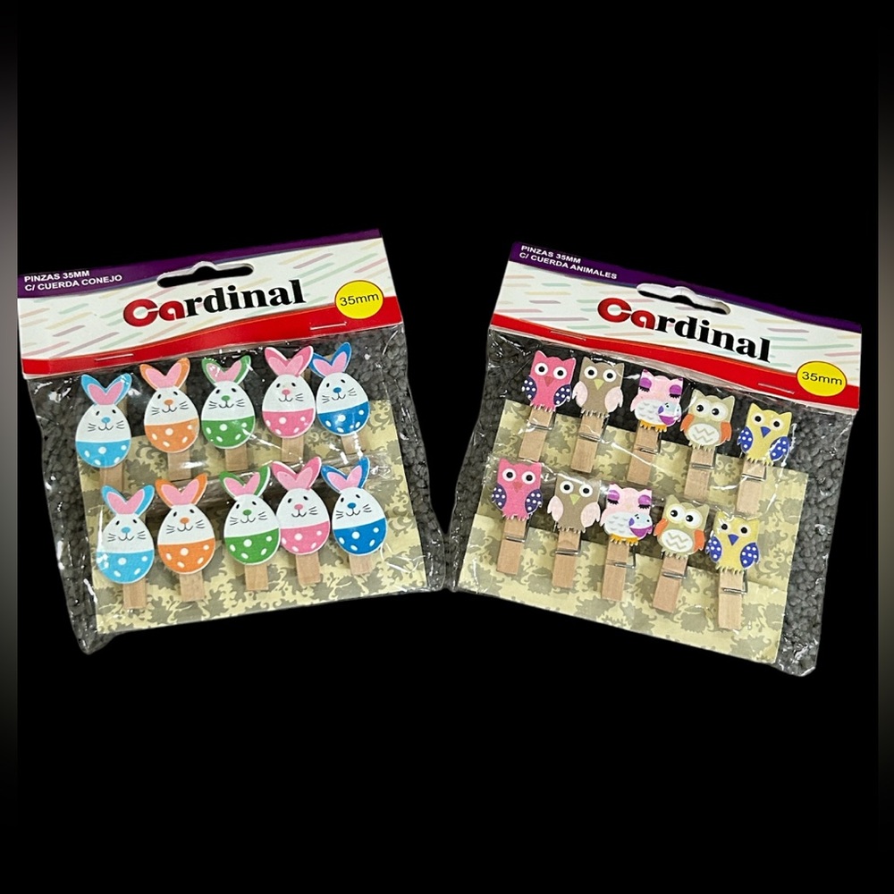 NIP Bundle Photo Pins Crafts 2 Sets